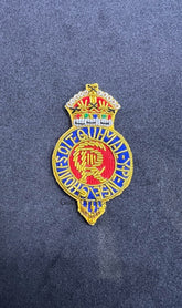 Life Guard Beret Badge King’s Crown Life Guard Embroidered Bullion Wire Badge