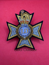 Light Dragoon Blazer Badge LD Hand Embroidered Bullion And Wire Blazer Badge