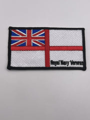 Royal Naval Veteran Patch British Army Machine Embroidered Flag Badge RN TRF
