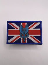 Who Dares Wins TRF Union Jack Flag TRF British Flag Hook And Loop Badges