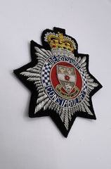 Derbyshire Constabulary Hand Embroidered Bullion Wire Blazer Badge Replica Badge
