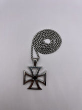 Iron Cross Silver Pendant Celtic Schwartz Knights Templar Maltese Pendant