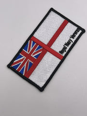 Royal Naval Veteran Patch British Army Machine Embroidered Flag Badge RN TRF