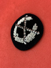 British Made Field Marshal Wreath Silver Braided Hand Embroidered Badges