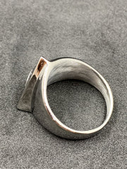 Illuminati All Seeing Eye Pyramid Ring Masonic Men’s Stainless Steel Signet Ring