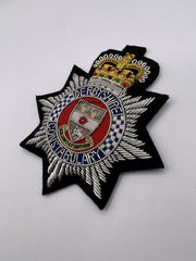 Derbyshire Constabulary Hand Embroidered Bullion Wire Blazer Badge Replica Badge