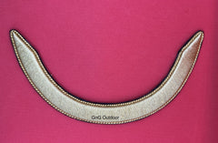 Gold Bullion Wire Officer Hat Peak Row 20mm Gold Embroidered Military Uniform Cap Peak