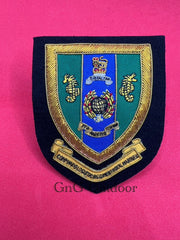 Commando Logistic Regiment Royal Marines Embroidered Bullion Wire Blazer Badge