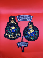 The Corps of Royal Marines Embroidered Patch Royal Marines Biker Patch Set Of 4