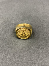 Men's Past Master Degree Masonic Silver Ring York Rite Freemason Ring