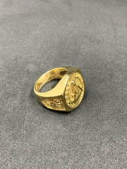 Men's Past Master Degree Masonic Silver Ring York Rite Freemason Ring