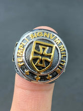 Templar Cross Masonic Ring Silver Tone Knight Templar Freemason Men’s Ring