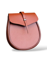 Leather Day Sporran – Classic 3 Colors Highland Scottish Sporran With Chain Belt