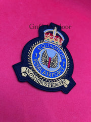 King’s Crown Royal Air Force 1 Squadron Machine Embroidered Patch RAF Badges