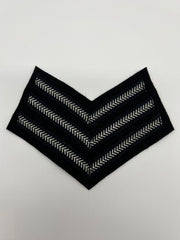 WW1 Royal Air Force Sergeant Rank Stripes RAF Cloth Chevrons Arm Insignia Badge