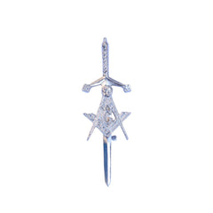 Men's Scottish Chrome Kilt Pin 6 Pin Style