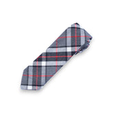 Men's Scottish Thompson Grey Tartan Tie Formal Tie For Wedding