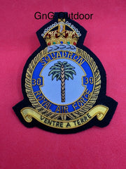Royal Air Force 30 Squadron Badge RAF 30 Squadron King’s Crown Blazer Badge