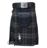 Men’s Scottish Grey Watch Tartan Kilt 5 Yard Highland Kilt