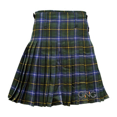 Men’s Scottish Henderson Tartan 8 Yard Kilt with Fly Plaid & Matching Flashes