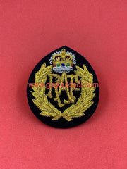 Royal Air Force RAF Bullion & Wire Cap Badge Vintage Style Handmade Embroidered Military Badge