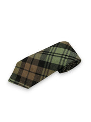 Men's Scottish Green and Brown Tartan Tie – Highland Formal Neck Tie