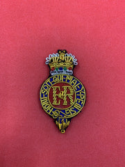 Life Guard Beret Badge Queen’s Crown Life Guard Embroidered Bullion Wire Badge
