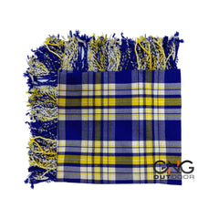 Men's 8-Yard Ukraine Forever Tartan Kilt Set | With Fly Plaid & Flashes