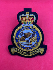 Customise RAF Blazer Badge Hand Embroidered Bullion And Wore Blazer Badges