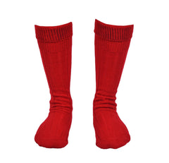 Men's Scottish Red Kilt Socks - Highland Kilt Hose