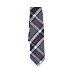 Men's Scottish Thompson Grey Tartan Tie Formal Tie For Wedding