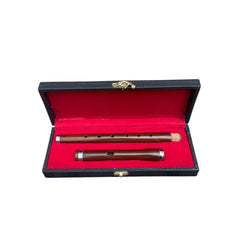 Irish Flute Two Parts Rosewood Packed In Wooden Standard Size Carry Case