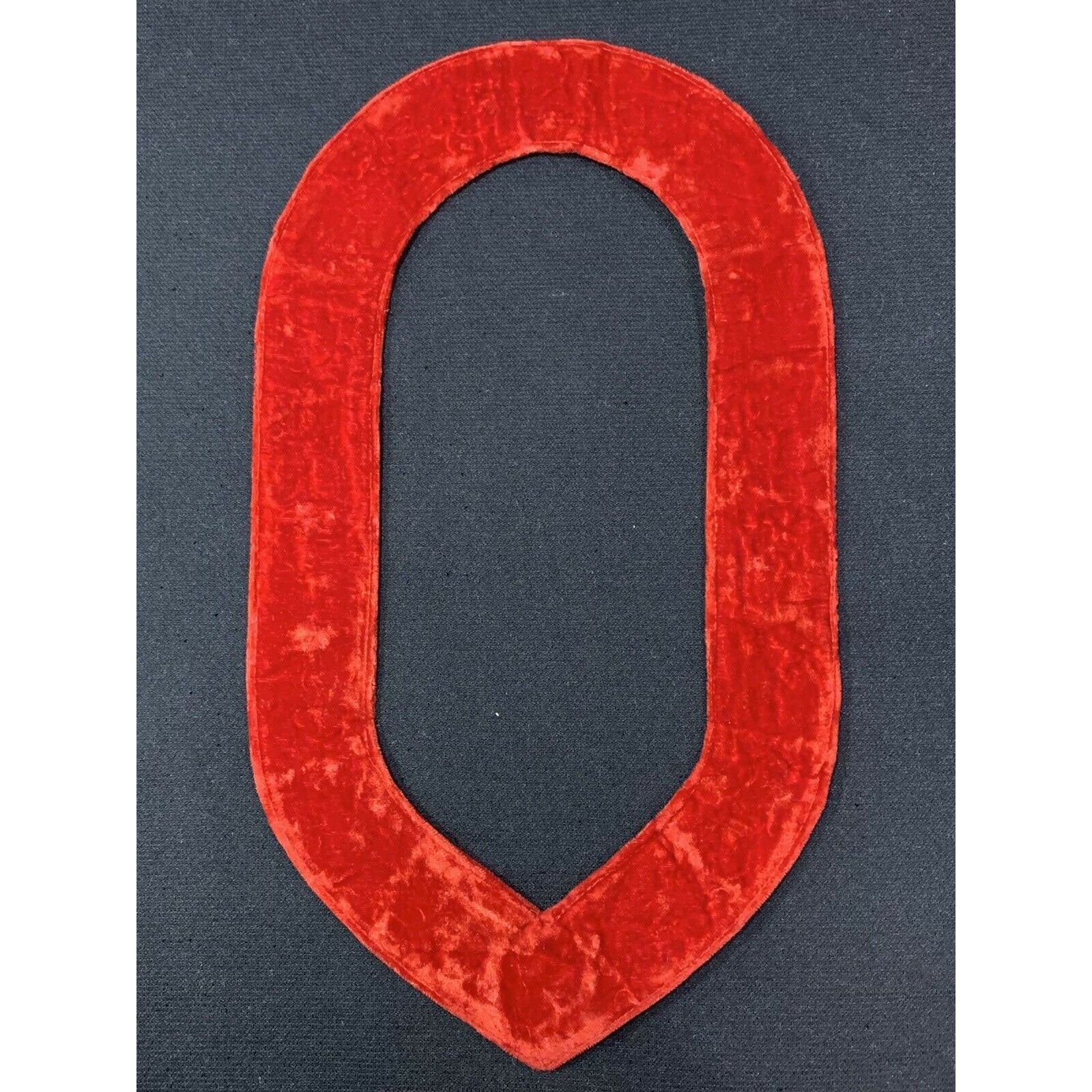 Masonic Regalia Shriners Dress Collar On Red Velvet Gold Metal Chain Collar
