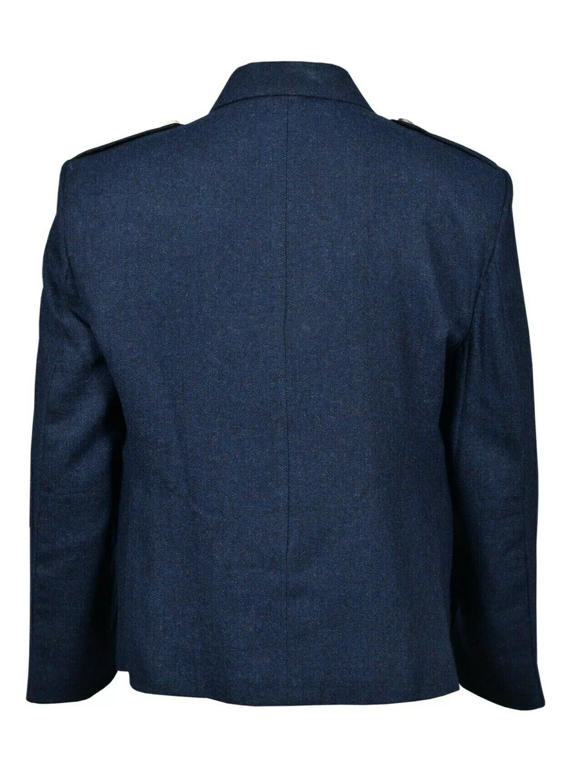 Men's Scottish Blue Wool Argyle Style Jacket 5 Button Vest Kilt wedding Jacket
