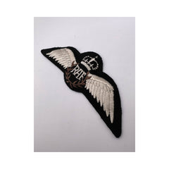 King’s Crown RAF Pilot Wings Royal Air Force Sew On Embroidered Badge RAF Patch