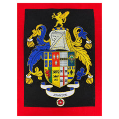 Customise Family Crest Available In Frame Sizes From A5 To A2 Custom Made Hand Embroidered Bullion And Wire Coat Of Arms Frameable Crest