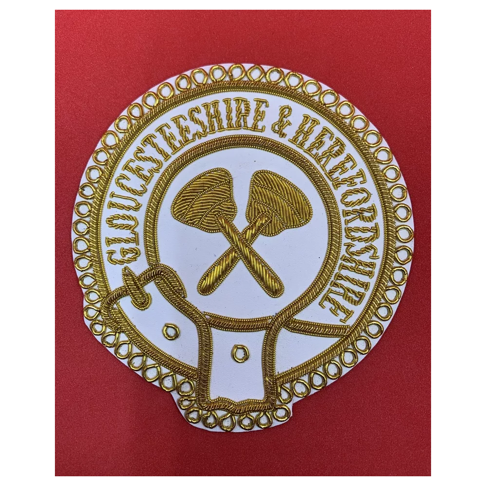 Mark Provincial Full Dress Apron Badge Gloucestershire & Herefordshire Badge