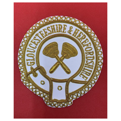 Mark Provincial Full Dress Apron Badge Gloucestershire & Herefordshire Badge