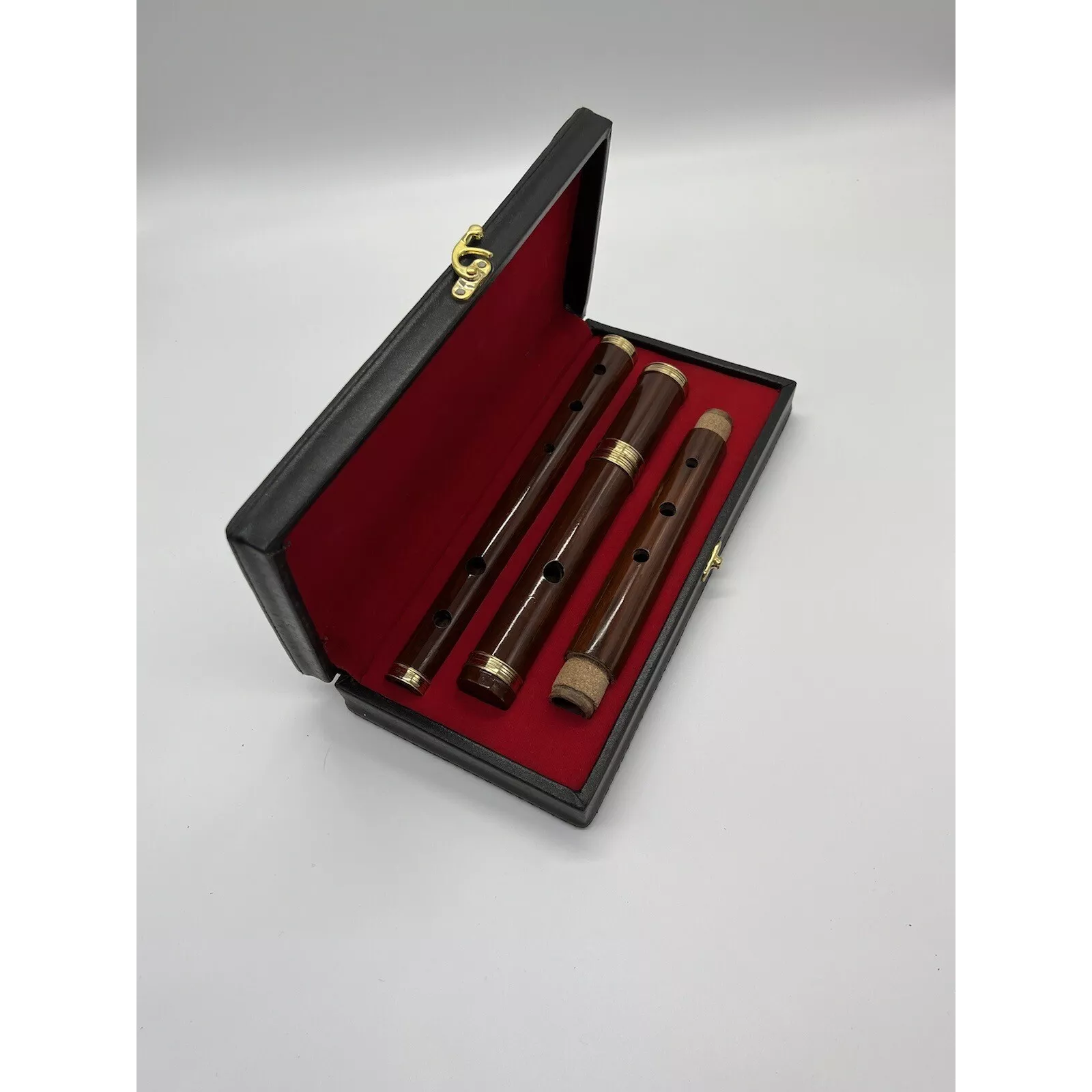 Irish Rosewood 4 Part 26” Student Level Flute Irish D Flute Two Reeds With Case