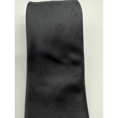 Craft Masonic Square and Compass Black Tie And Bow Tie Set Handmade Masonic Tie Bow Set