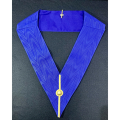 Masonic Craft Grand rank Undress Apron & Collar with Badge Lambskin Junior Apron