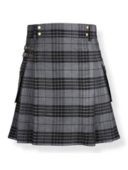 Men's Scottish Grey Watch Tartan Utility kilt is made of Acrylic Wool