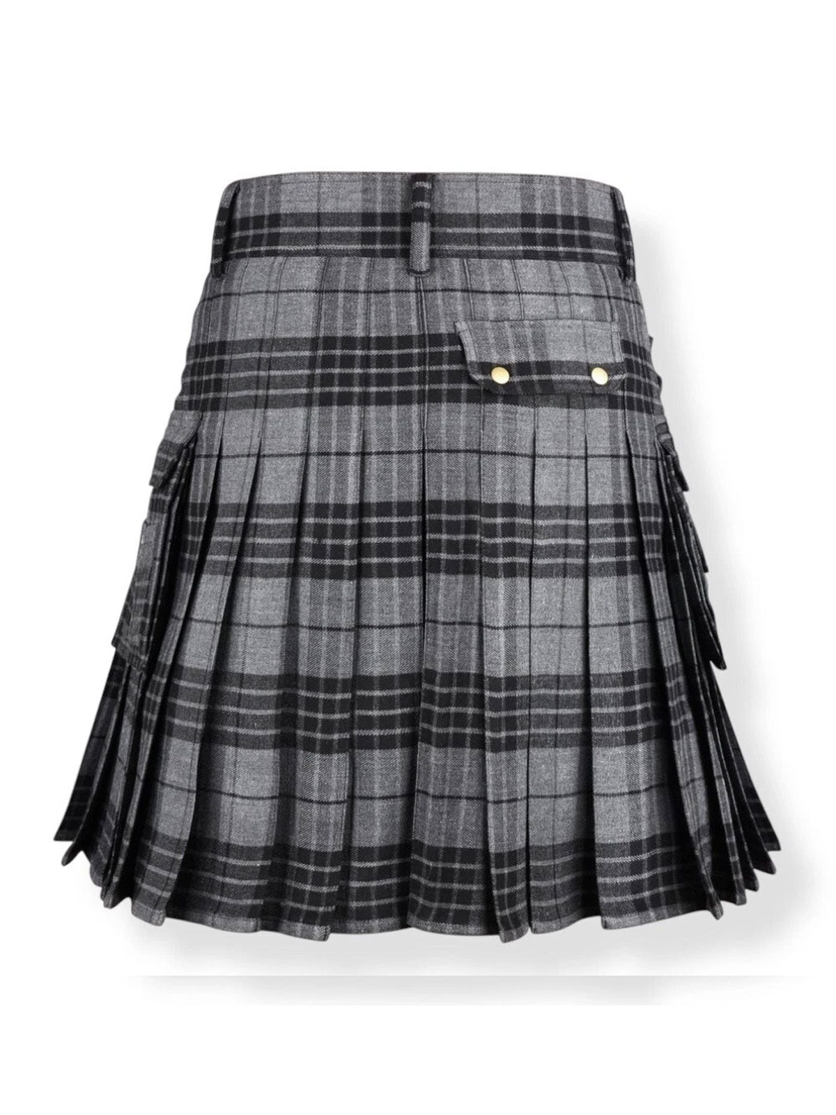 Men's Scottish Grey Watch Tartan Utility kilt is made of Acrylic Wool