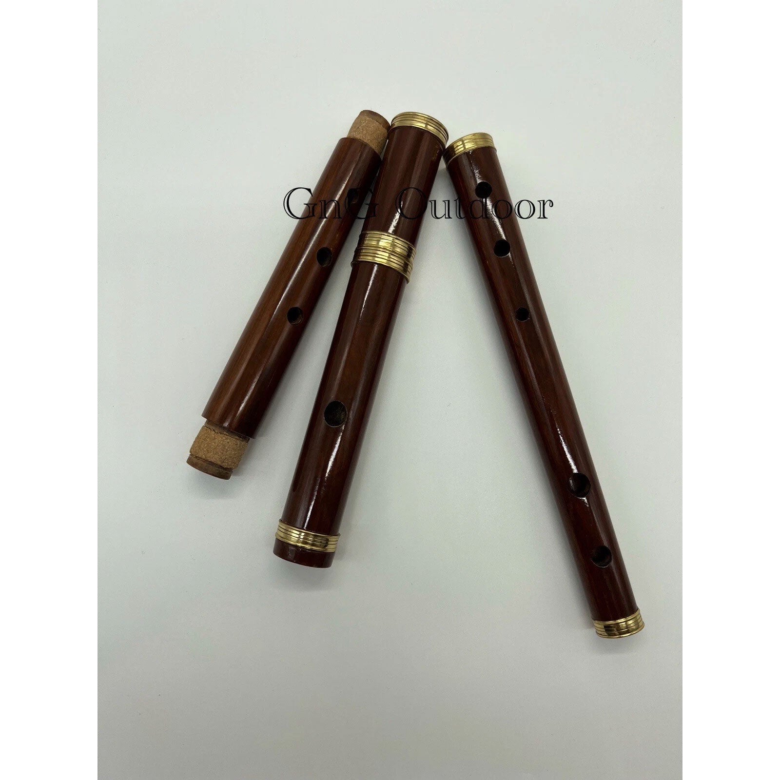 Great Highland Bagpipe Practice Chanter Rosewood And Chrome With Imitation Ivory