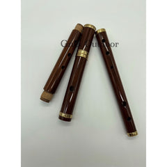 Great Highland Bagpipe Practice Chanter Rosewood And Chrome With Imitation Ivory