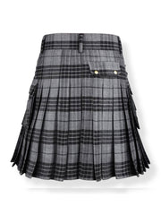 Men's Scottish Grey Watch Tartan Utility kilt is made of Acrylic Wool