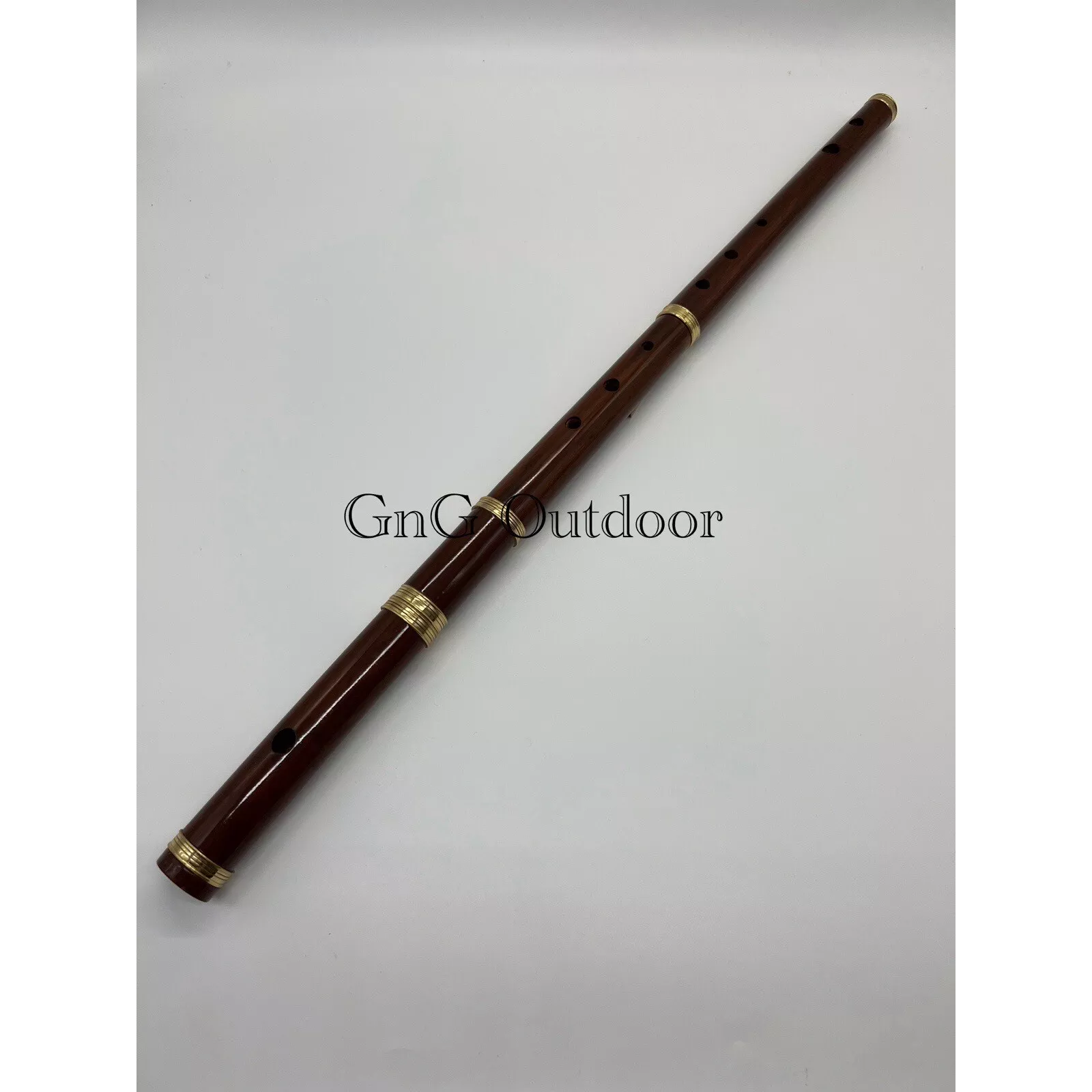 Irish Rosewood 4 Part 26” Student Level Flute Irish D Flute Two Reeds With Case