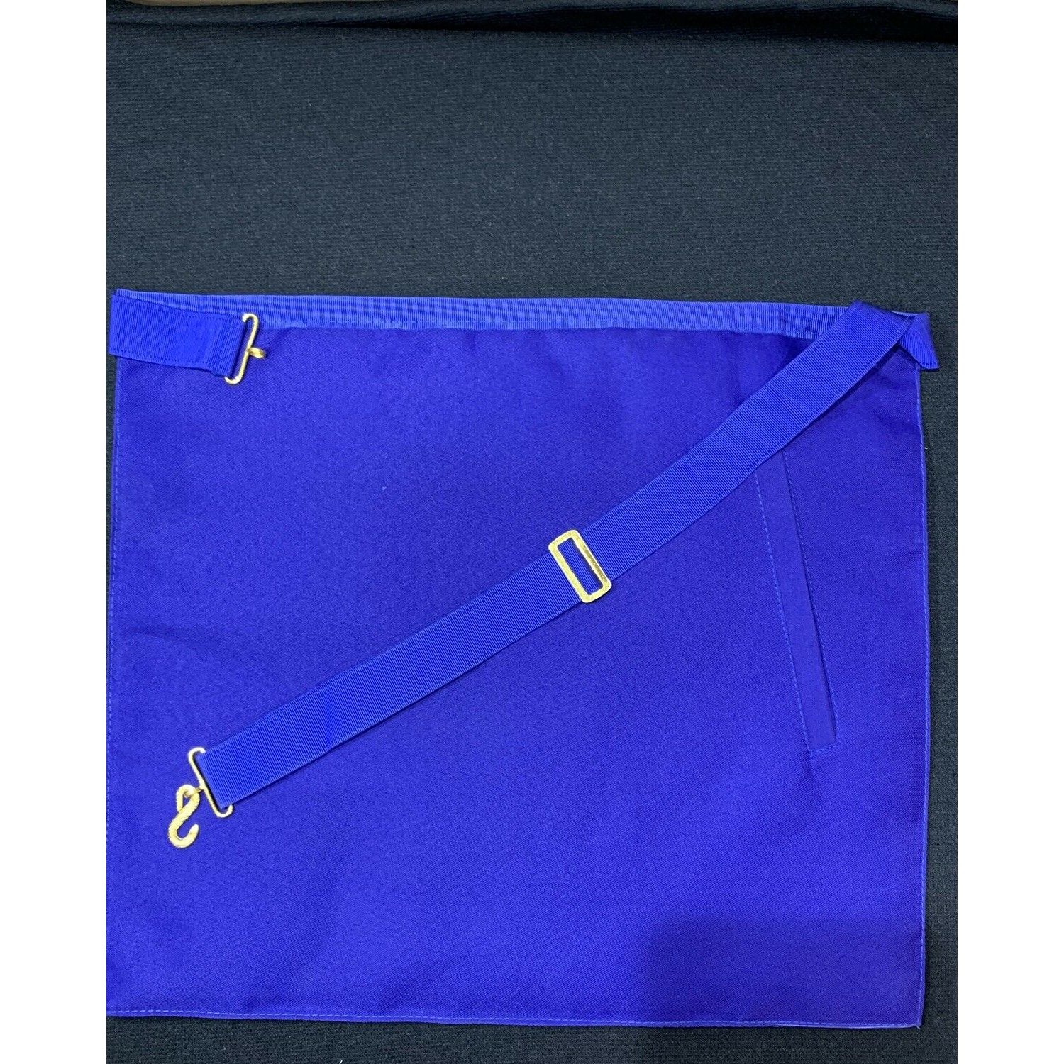 Masonic Craft Grand rank Undress Apron & Collar with Badge Lambskin Junior Apron