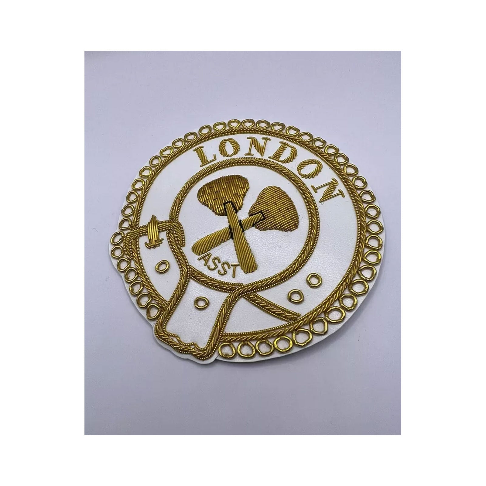 Mark Provincial Full Dress Apron Badge London Embroidered Bullion Wire Badge