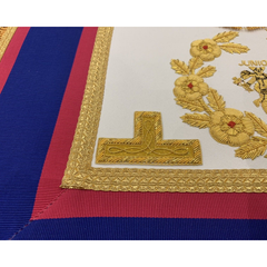 Mark Grand Full Dress Apron Made On Lamb Skin Junior Masonic Lamb Skin Apron